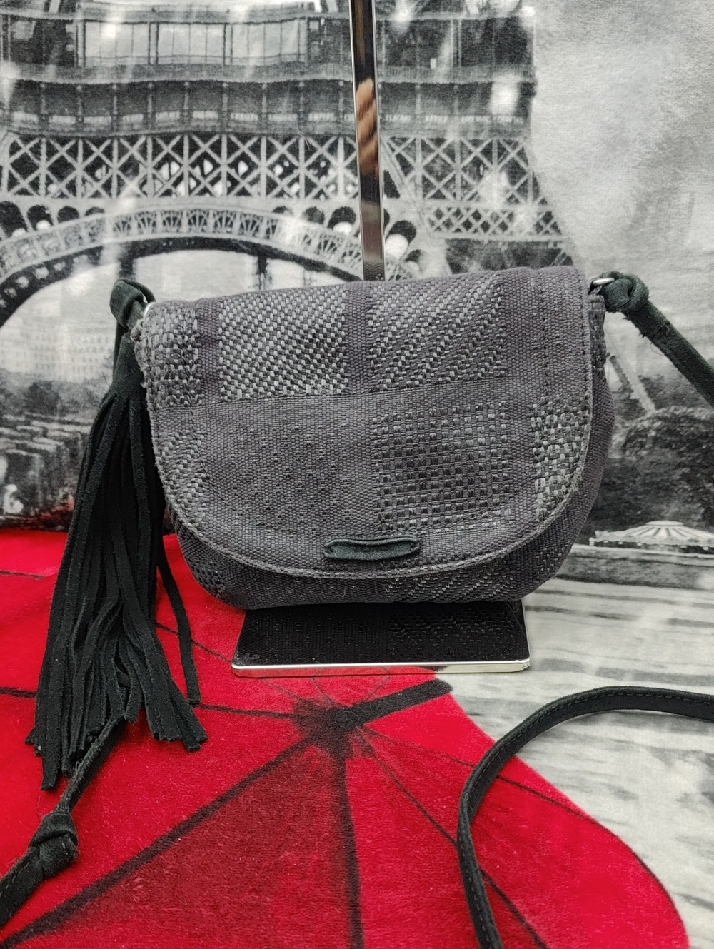 Toms Gray Canvas Bag
